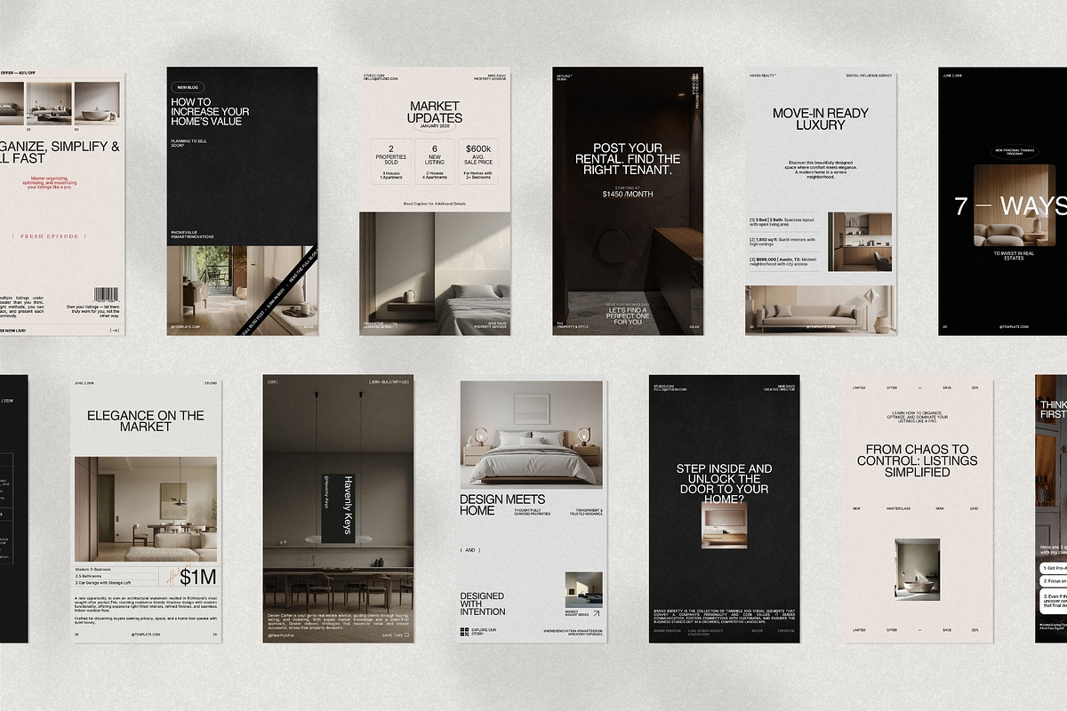 Elegant Real Estate Story Bundle, a Social Media Template by Prapti Design (Photo 3 of 10)