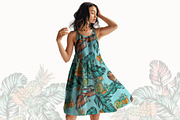 Tropical Leaf and Pineapple Pattern, a Pattern Graphic by StudioGlouna (Thumbnail 4 of 5)