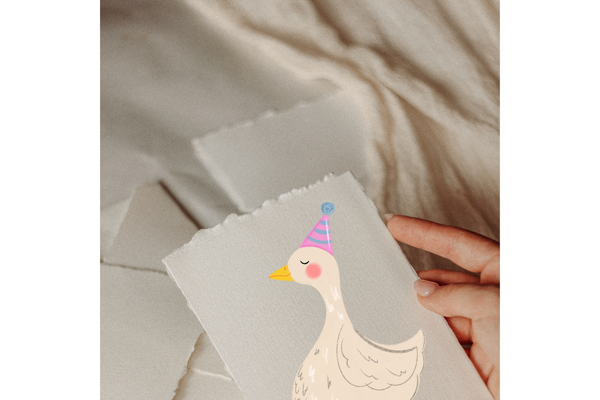 Whimsical Silly Goose bundle, an Animal Illustration by Oleksandra Illustrates (Photo 8 of 18)