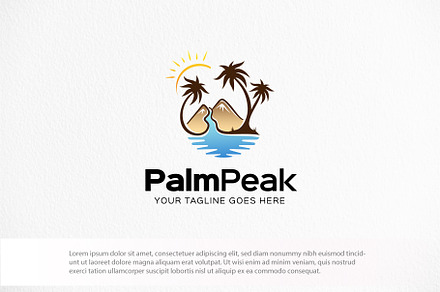PalmPeak | Palms Resort Logo