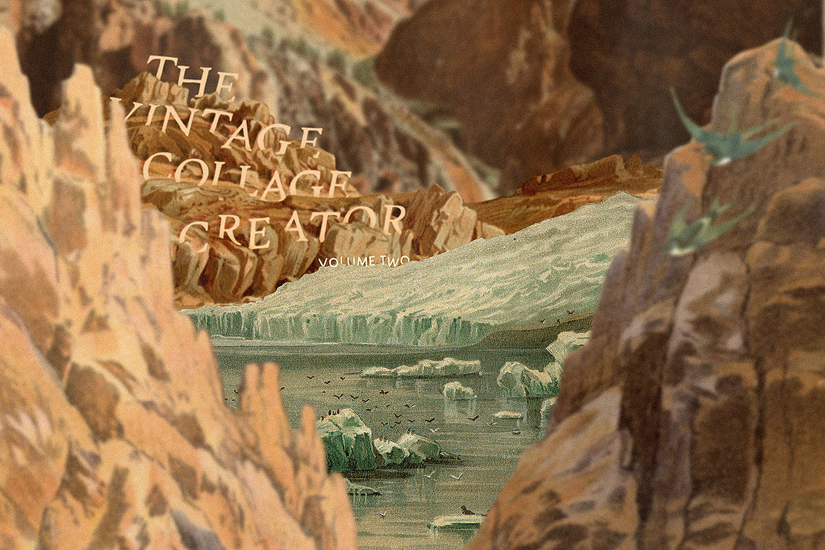 The Vintage Collage Creator Vol.2, an Object Graphic by Century Library
