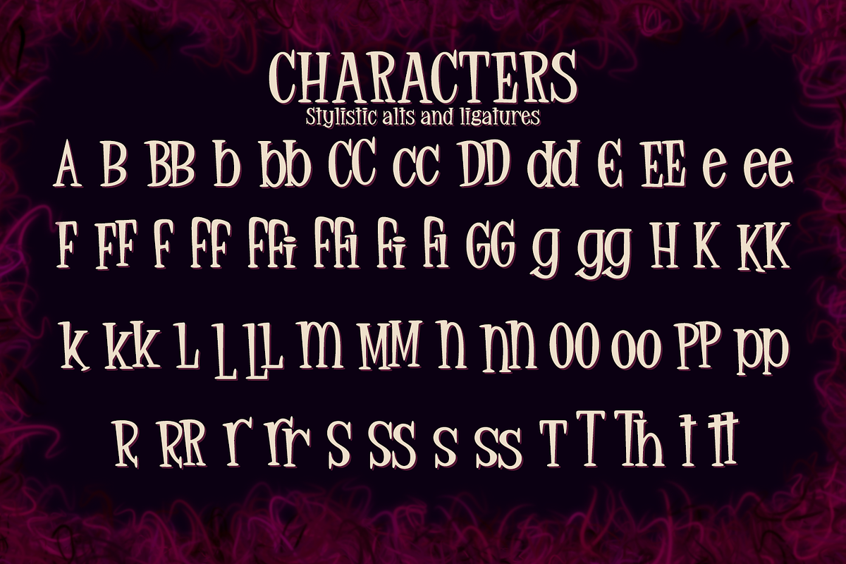 Grumbledook - a grumbly typeface, a Font by Amber Nest Design (Photo 6 of 8)