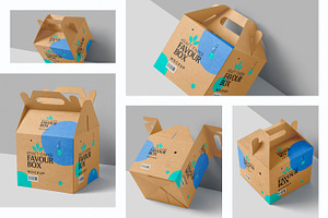 Goody Favor Box Mockups