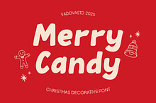 Merry Candy Christmas Font