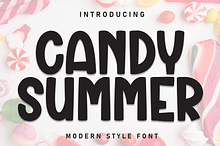 Candy Summer | Script Font
