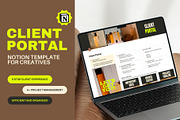 Client Portal Notion Template, a Templates & Theme by Knotably Creative House (Thumbnail 1 of 5)