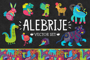 Alebrije Vector Set