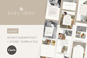 Neutral photography Instagram bundle, a Social Media Template by Wonderlik Webdesign (Thumbnail 2 of 11)