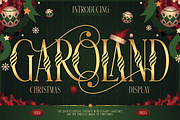 Garoland - Christmas Display Serif, a Serif Font by Burntilldead (Thumbnail 1 of 12)