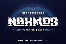 NAXMOS | Futuristic Font