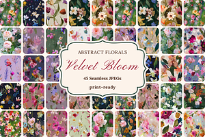 Abstract Blooming Floral Patterns
