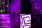 Purple Paradise Pattern Textures, a Pattern Graphic by Designbase (Thumbnail 3 of 4)