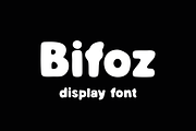 Bifoz - Display Font, a Sans Serif Font by SMZD (Thumbnail 1 of 5)