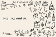 Merry Chrismas Illustrations, a Decorative Illustration by ginni illustrations (Thumbnail 5 of 6)
