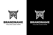 Letters TW or WT Bull Logo, a Branding & Logo Template by Pray Art Design Studio (Thumbnail 1 of 2)