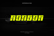 Ronbor - Display Sports Typeface, a Sans Serif Font by Letterna (Thumbnail 1 of 4)