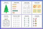 Christmas Activity Book For Kids, a Stationery Template by Shumaya (Thumbnail 3 of 6)
