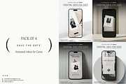 'Save the Date' Video Card Bundle •1, a Landing Page Template by Nonola (Thumbnail 1 of 7)