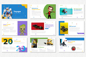 Toyups -KidsToy Googleslide Template