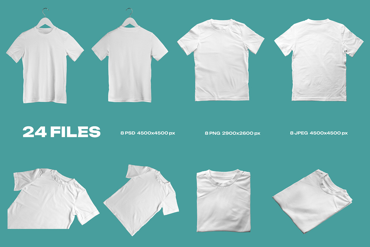 8 Mockups of a Children's T-shirt, a Shirt Mockup by Grow Design Craft Studio (Photo 8 of 8)
