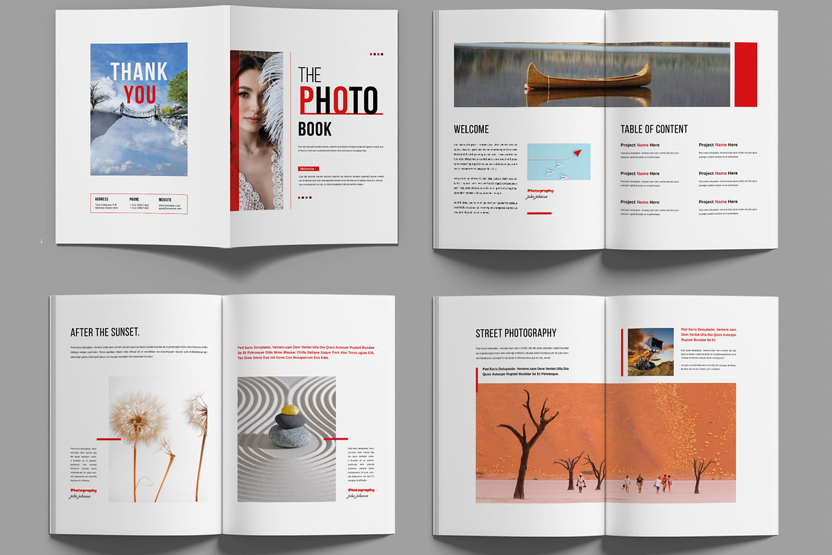 Photo Book Magazine Template, a Magazine Template by MightyDesign (Photo 2 of 6)
