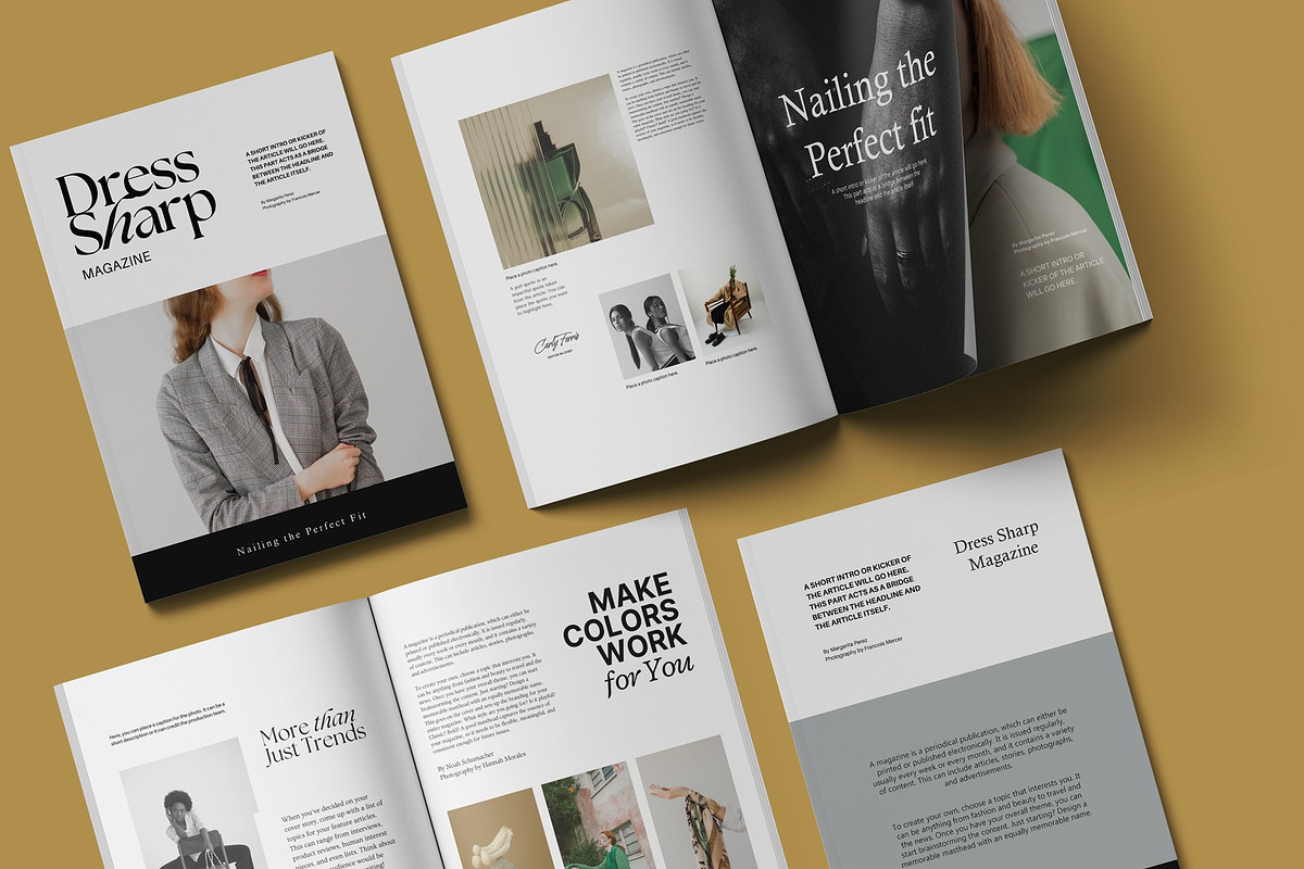 A4 Magazine Mockup, a Books & Magazine Mockup by Tahtagraphic (Photo 3 of 13)
