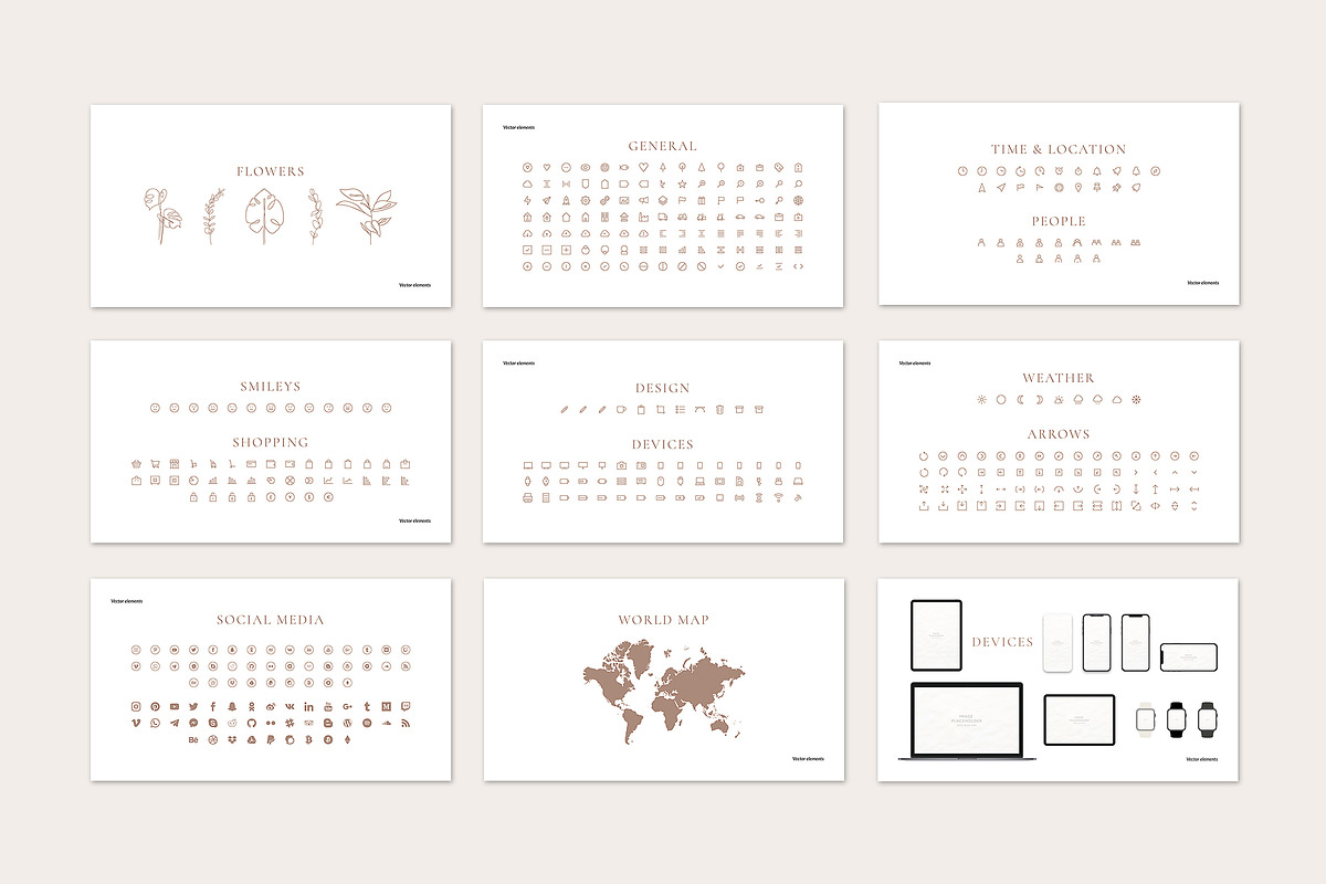 RosaJane Keynote Brand Guidelines, a Presentation Template by AgataCreate (Photo 10 of 13)
