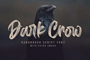 Dark Crow / Brush Font