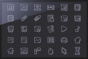 e-Learning Hand Drawn Icons, an Outline Icon by Good Stuff No Nonsense (Thumbnail 2 of 5)