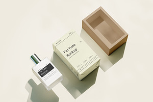 Parfume & Box Mockup