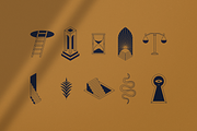 Mystic logos - vector elements, an Object Graphic by venimo (Thumbnail 4 of 8)
