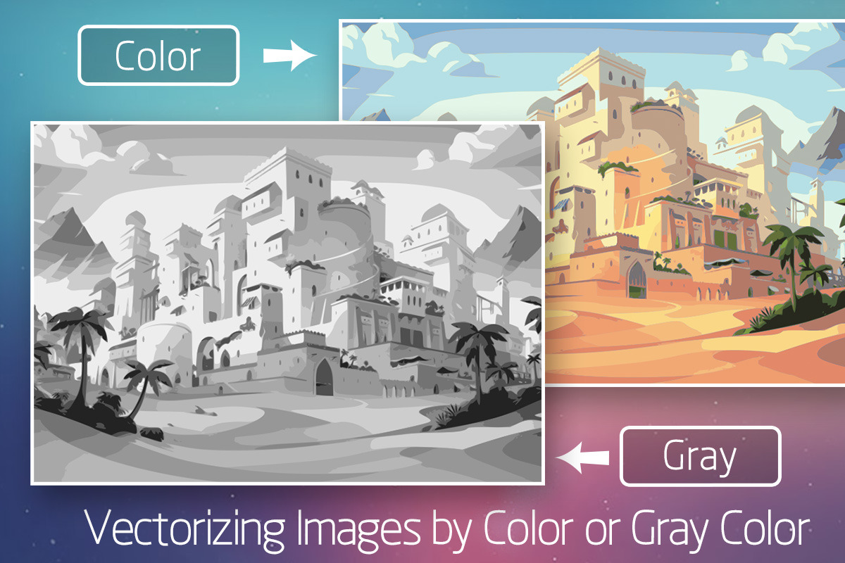 Super Vectorizer Pro for Mac  / Win, an Icon by EffectMatrix (Photo 3 of 5)