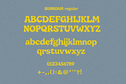 Sunroam Bold Retro Symbols Font Duo, a Font by Laras Wonderland (Thumbnail 6 of 12)