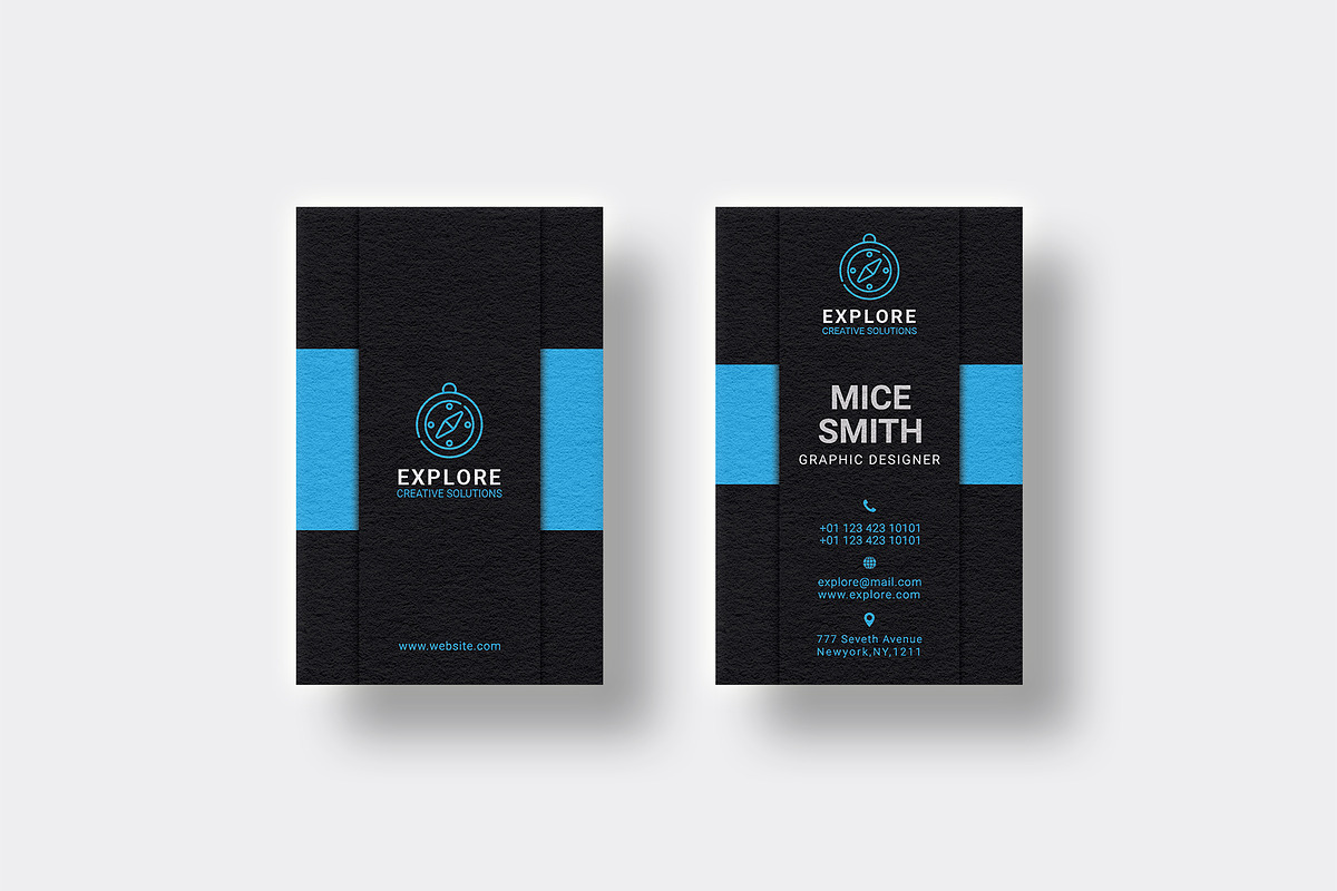 100 Business Card Template Bundle, a Business Card Template by Smashing_Studio (Photo 15 of 80)