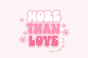 More Than Love Retro Vintage Font, a Handwritten Font by BarcelonaShop (Thumbnail 1 of 19)
