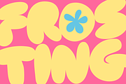 Cake Bake Bubble Font, a Font by Colt Type Co (Thumbnail 3 of 6)