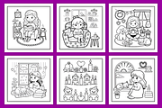 Coffee Time Bold & Easy Coloring, a Decorative Illustration by Design Station (Thumbnail 3 of 4)