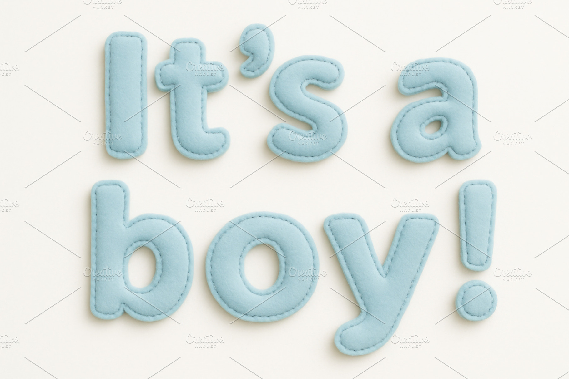 Baby shower lettering message on lig, a Photo by Dvoevnore photos