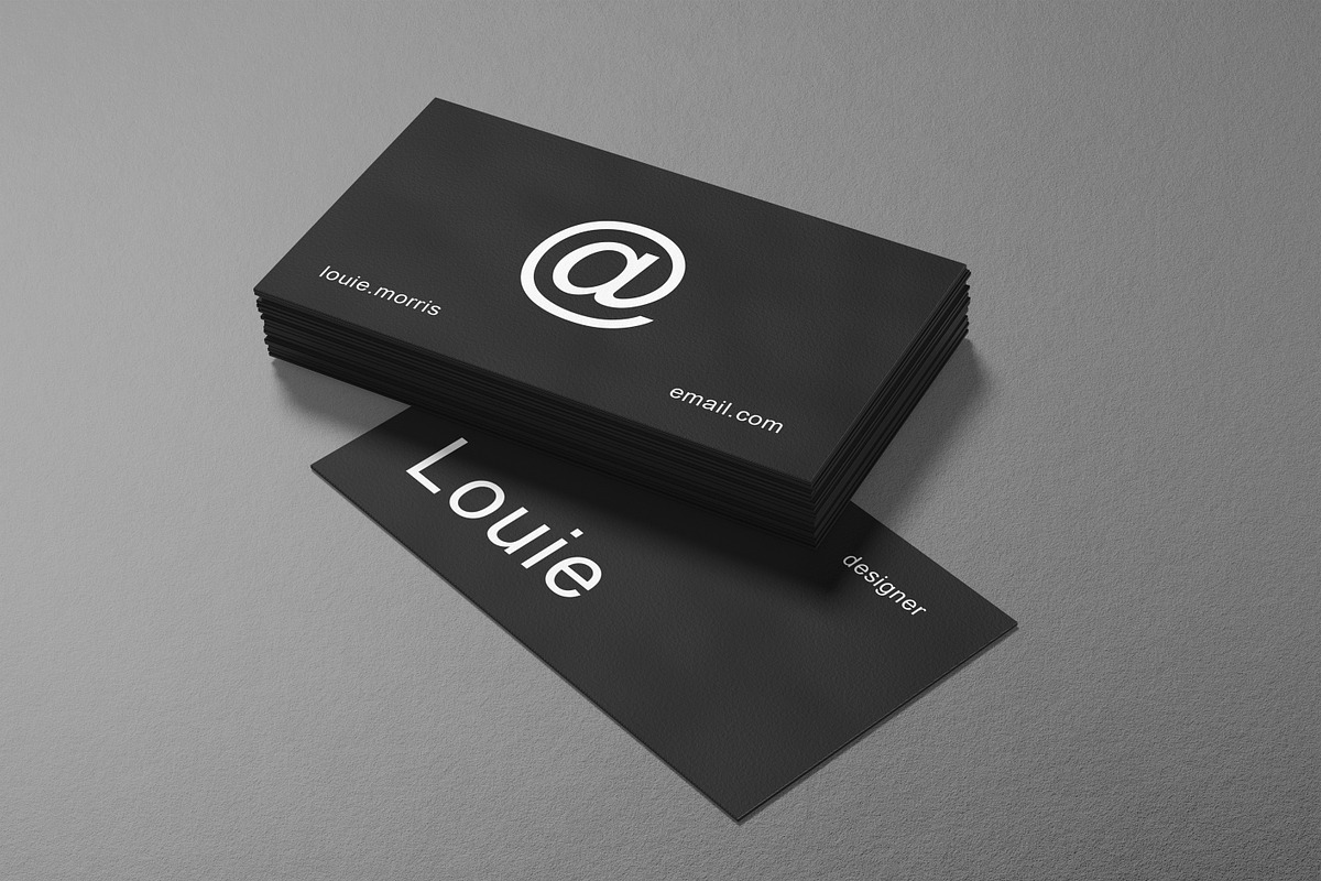 Modern business card template, a Business Card Template by AmeliaFilippa (Photo 4 of 4)