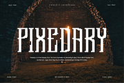 Pixedary - Pixel Font, a Serif Font by QR Design Studio (Thumbnail 1 of 6)
