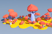 Trees and Bushes Pack - 02, an Environmental 3D Model by Saintpix (Thumbnail 6 of 26)