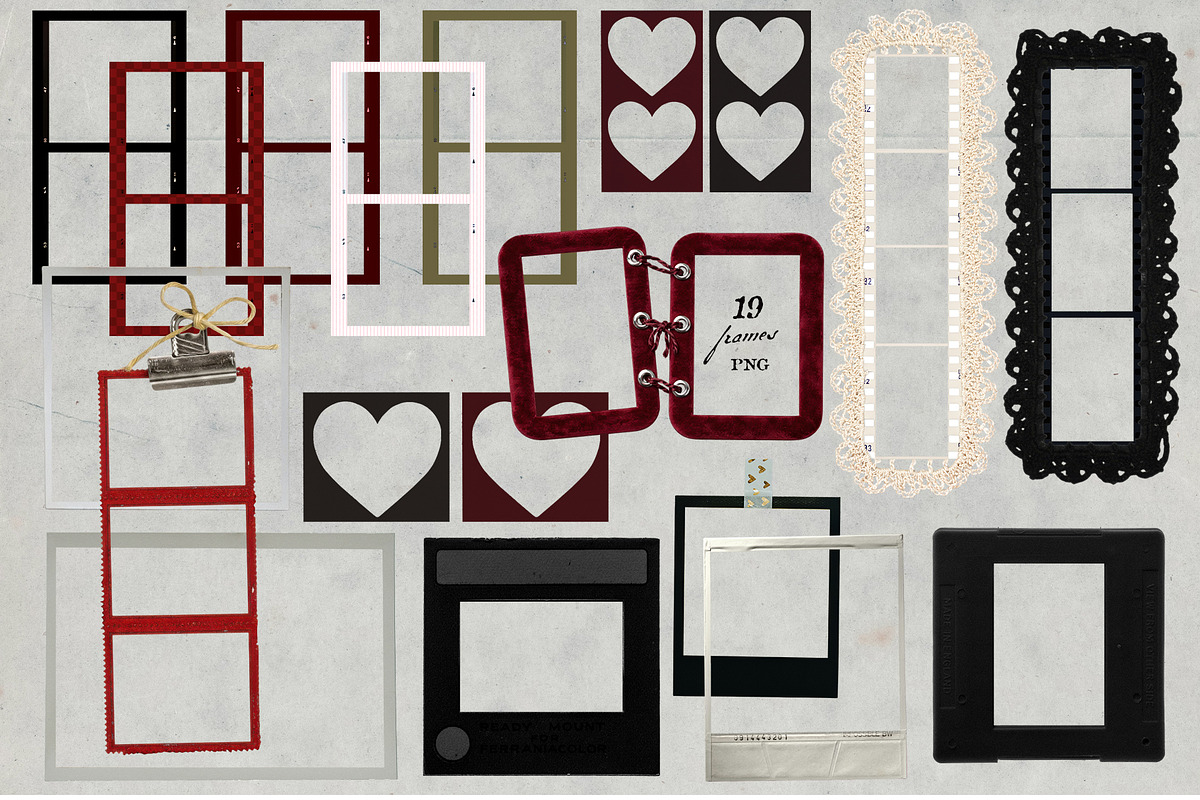 The Amour Club Romantic Collage Pack, an Object Graphic by lerinartstudio (Photo 7 of 9)