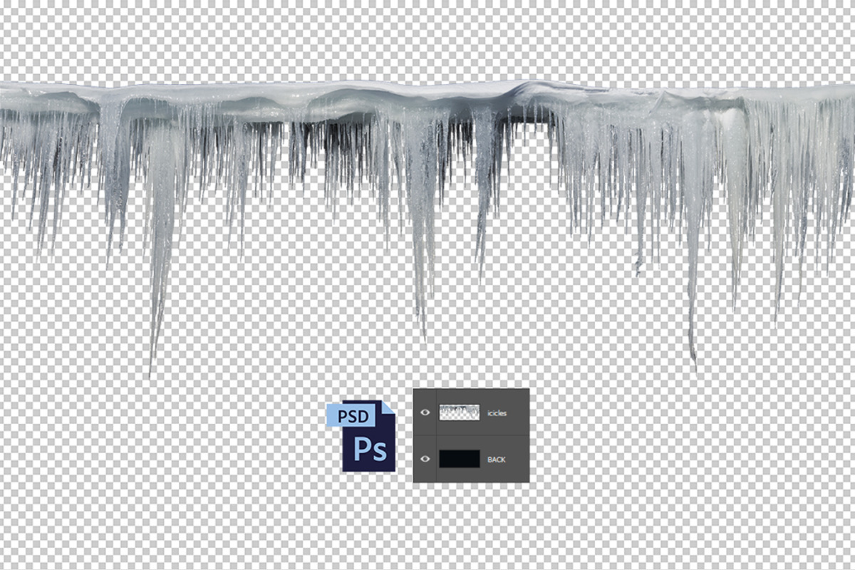 Icicles isolated from background, a Nature Photo by Countryside life (Photo 8 of 22)