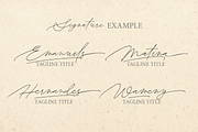 Martoni//Rough, a Script Font by artisans (Thumbnail 5 of 7)