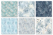 Winter Frost Garden Seamless Pattern, a Texture Graphic by Dream Creation (Thumbnail 5 of 7)