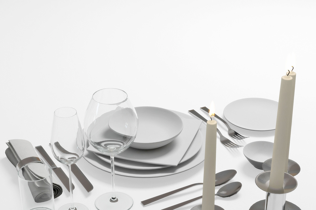 Tableware 04, an Object 3D Model by 3dcruz (Photo 8 of 9)