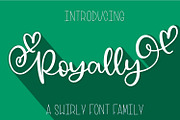 CLN - Royally - A Fun Script, a Script Font by CraftyLittleNodes (Thumbnail 1 of 8)