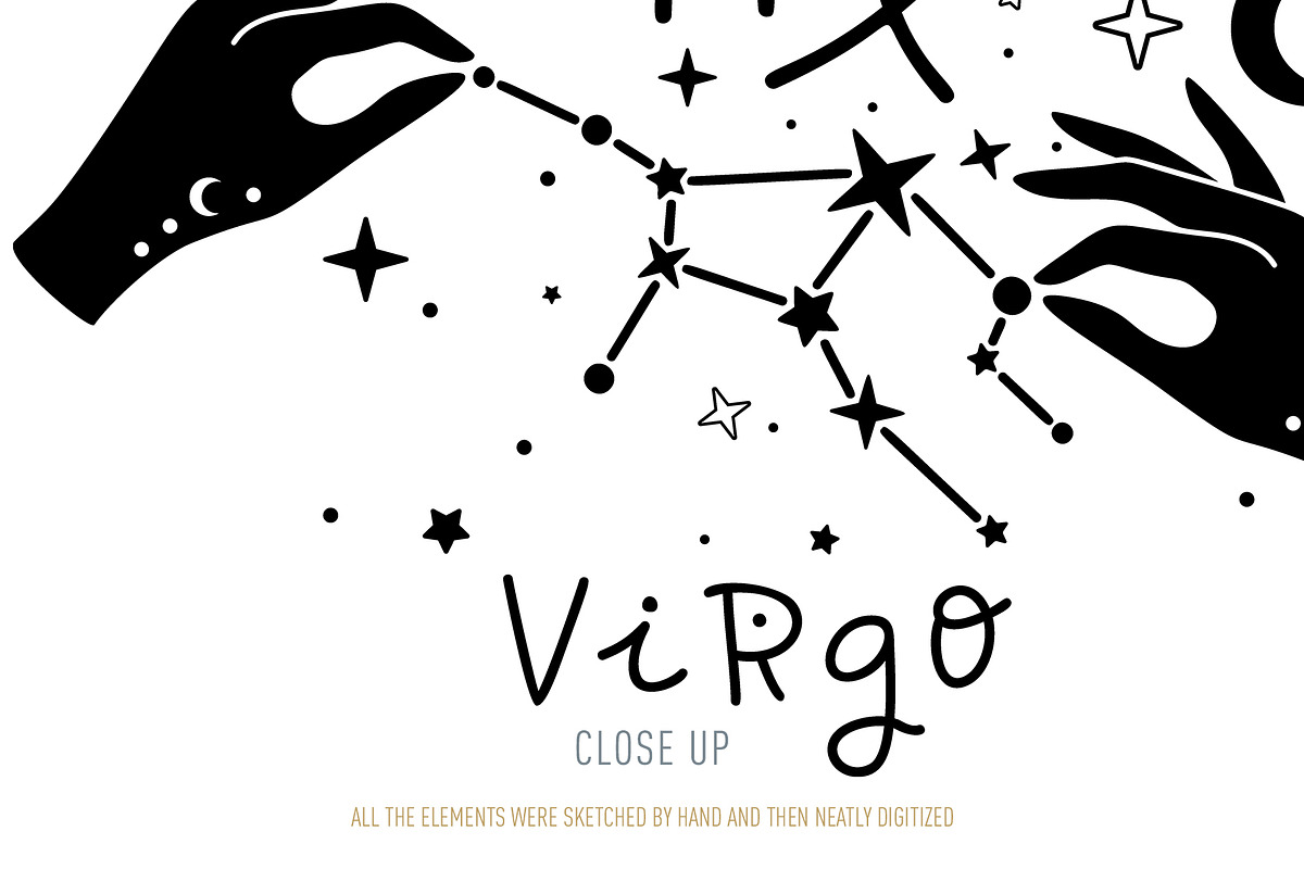 ZODIAC SIGNS LINE ART, an Object Illustration by Kate Art (Photo 17 of 19)