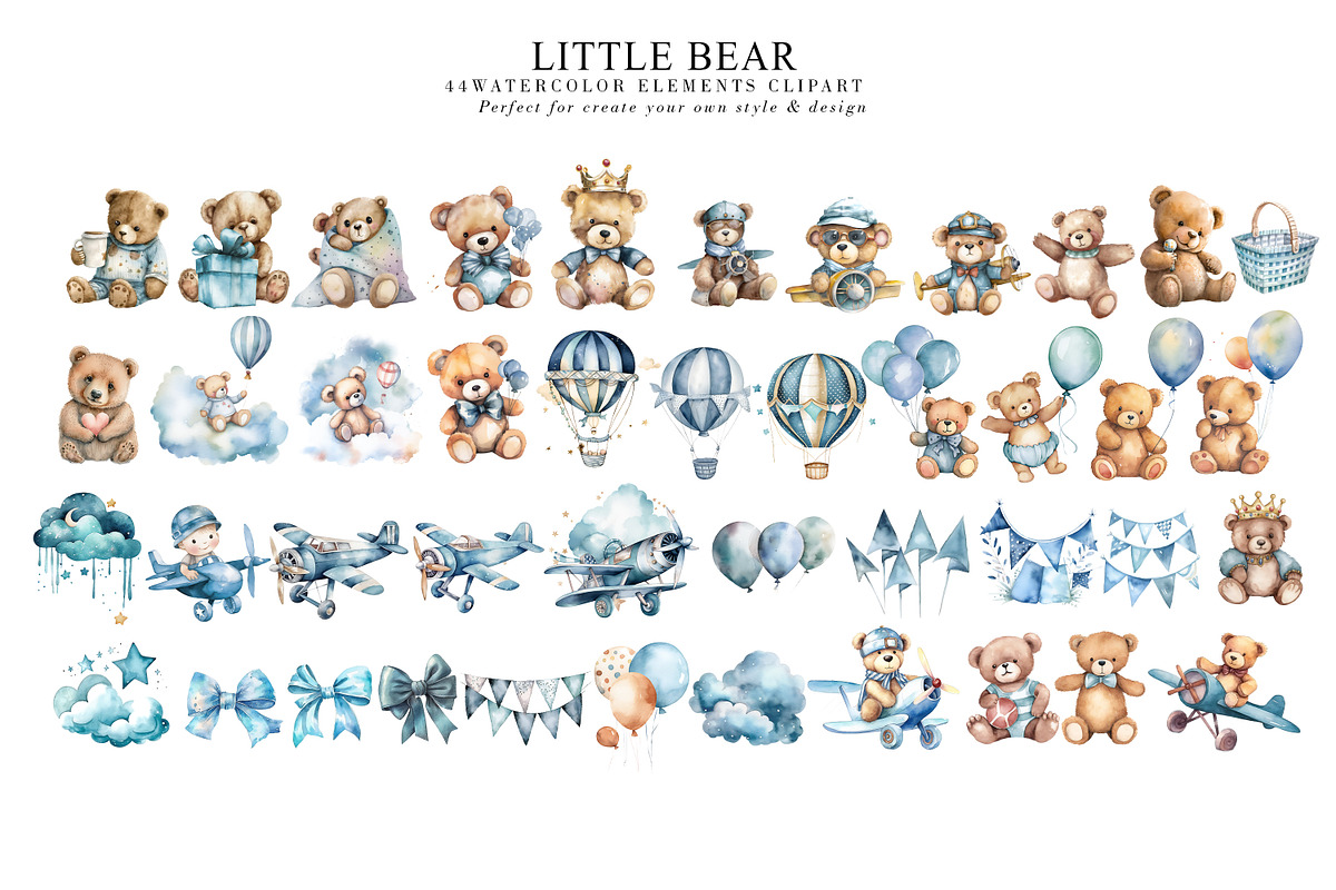 Little BEAR Watercolor animal, an Animal Illustration by Luiz da Rolt Grathwohl (Photo 2 of 8)