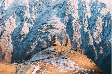 Stepantsminda, Gergeti, Georgia, an Architecture Photo by Our Amazing World